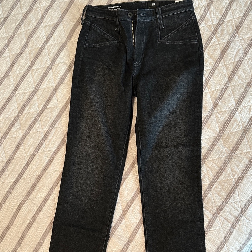 AG Adriano Goldschmied Men's Dark Gray Slim Jeans
